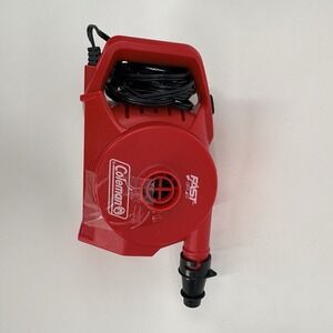 Coleman Quick Pump 12v Air Pump Car Adapter Portable With Attachment Nozzle